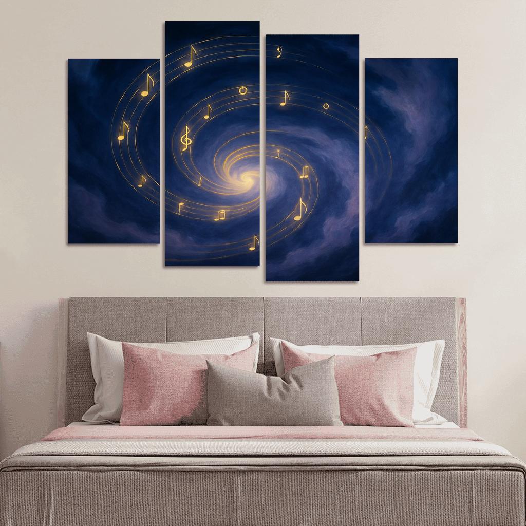 Symphony Of Sleeping Thoughts canvas paintings frame