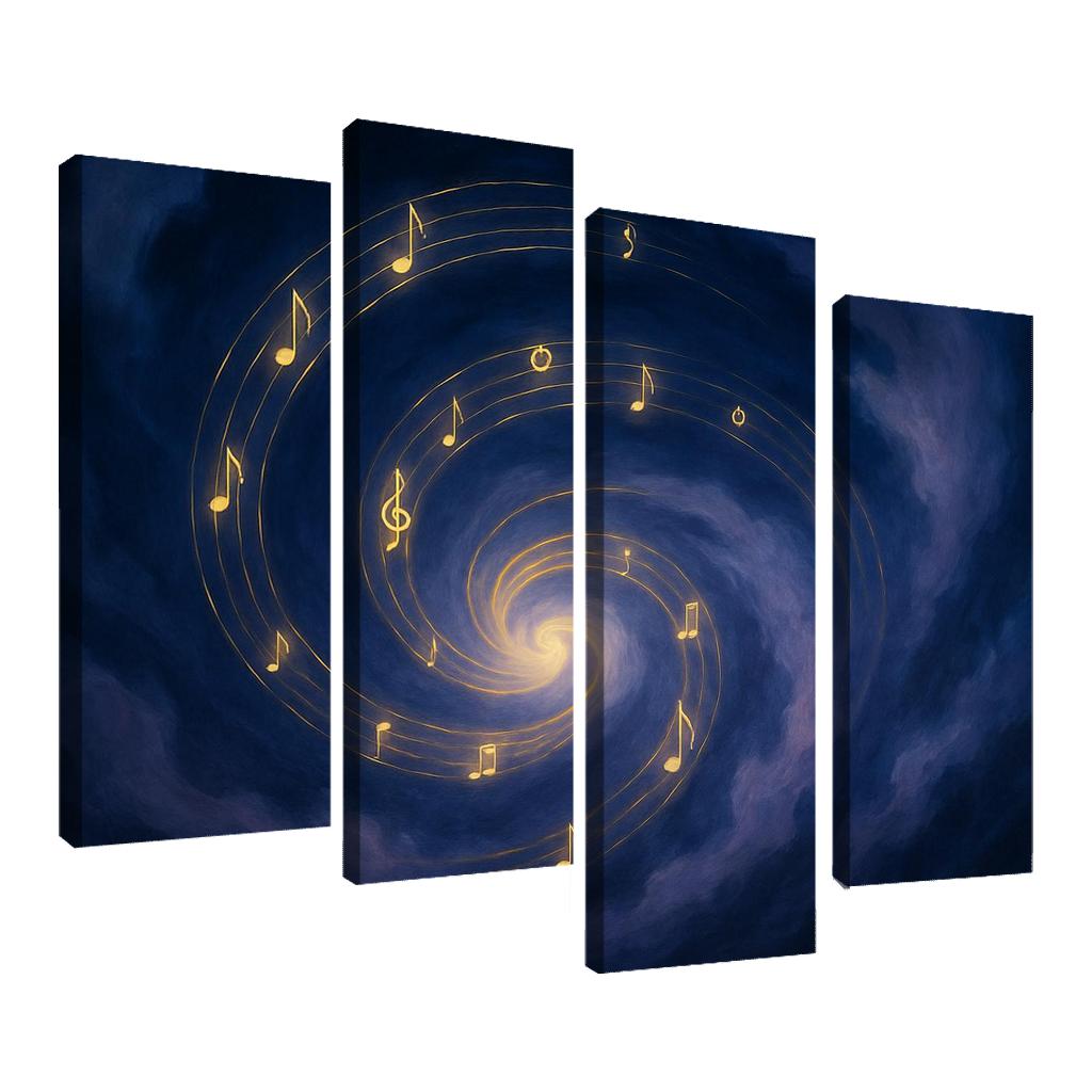 Symphony Of Sleeping Thoughts canvas paintings frame
