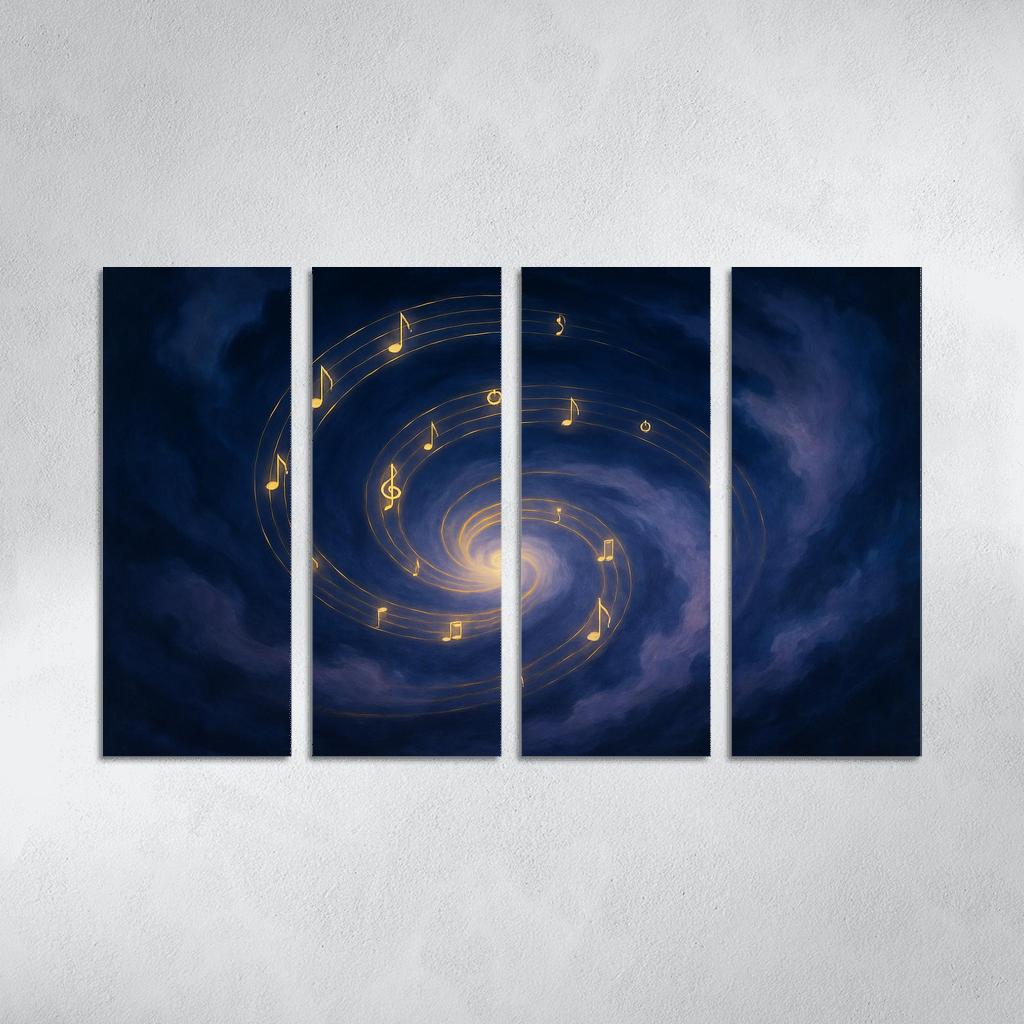 Symphony Of Sleeping Thoughts canvas paintings frame