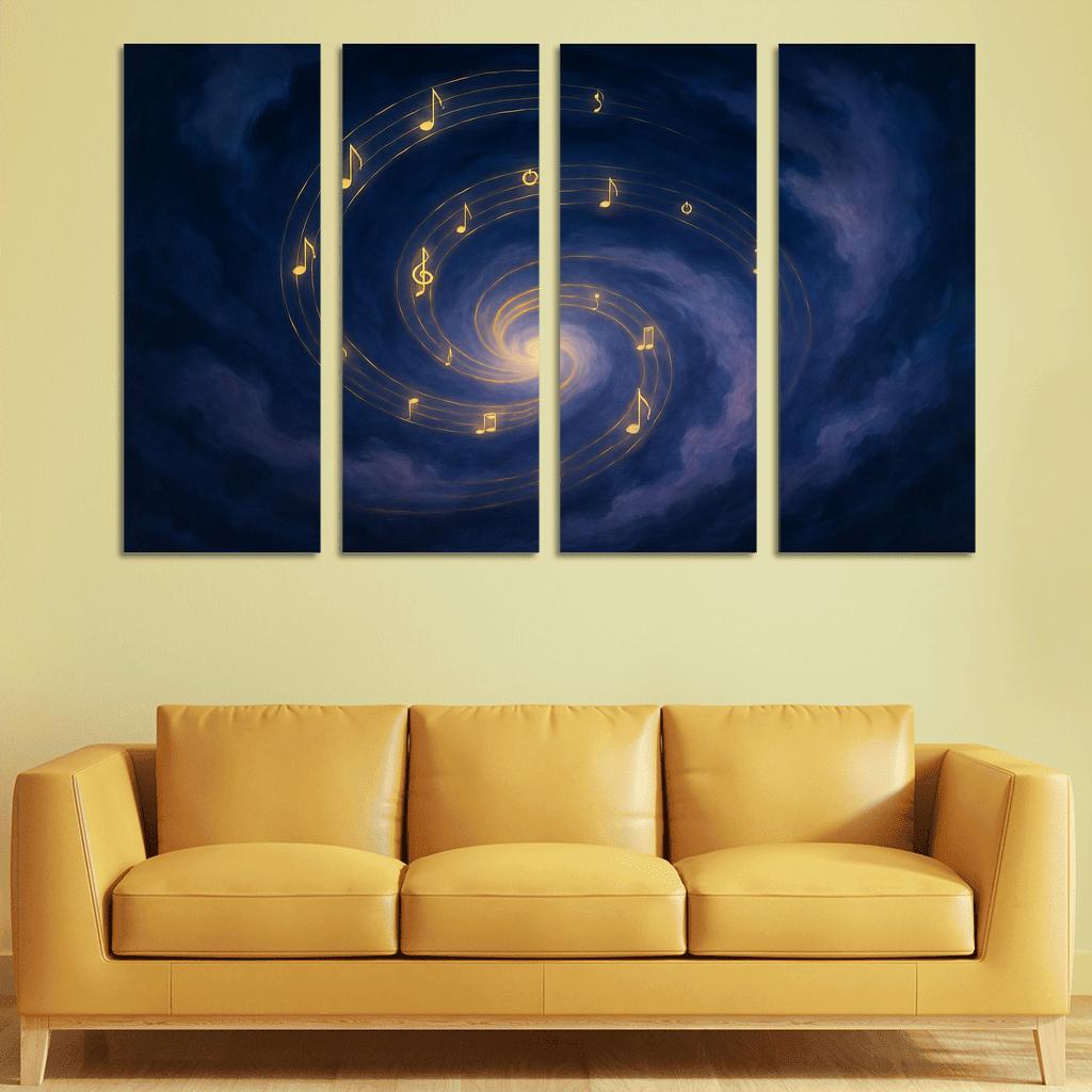 Symphony Of Sleeping Thoughts canvas paintings frame