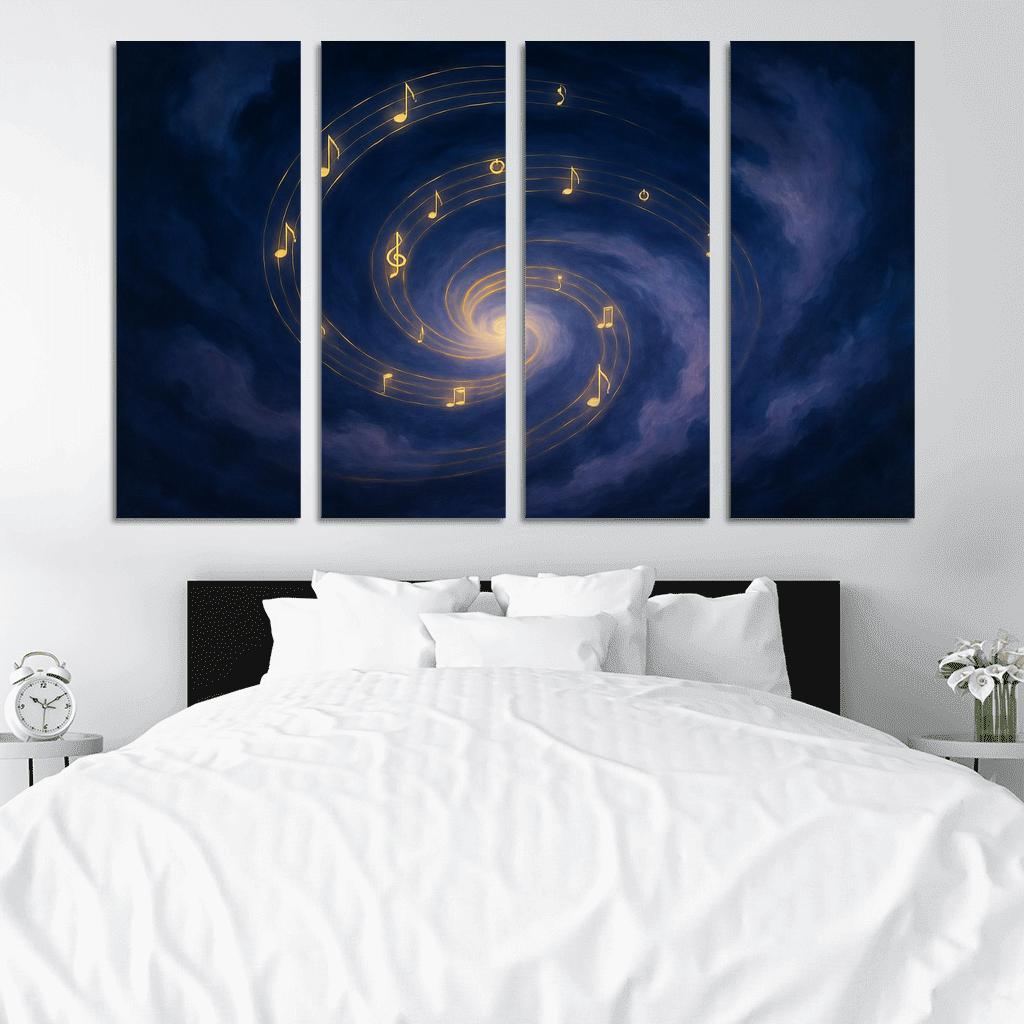 Symphony Of Sleeping Thoughts canvas paintings frame