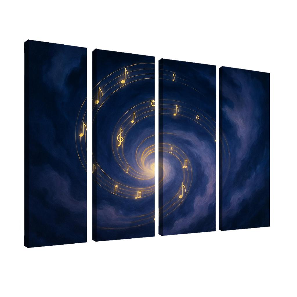 Symphony Of Sleeping Thoughts canvas paintings frame