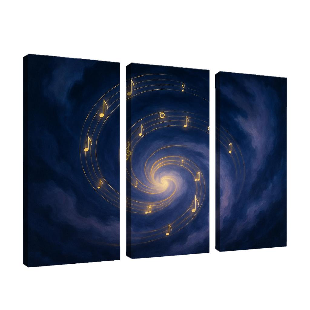 Symphony Of Sleeping Thoughts canvas paintings frame