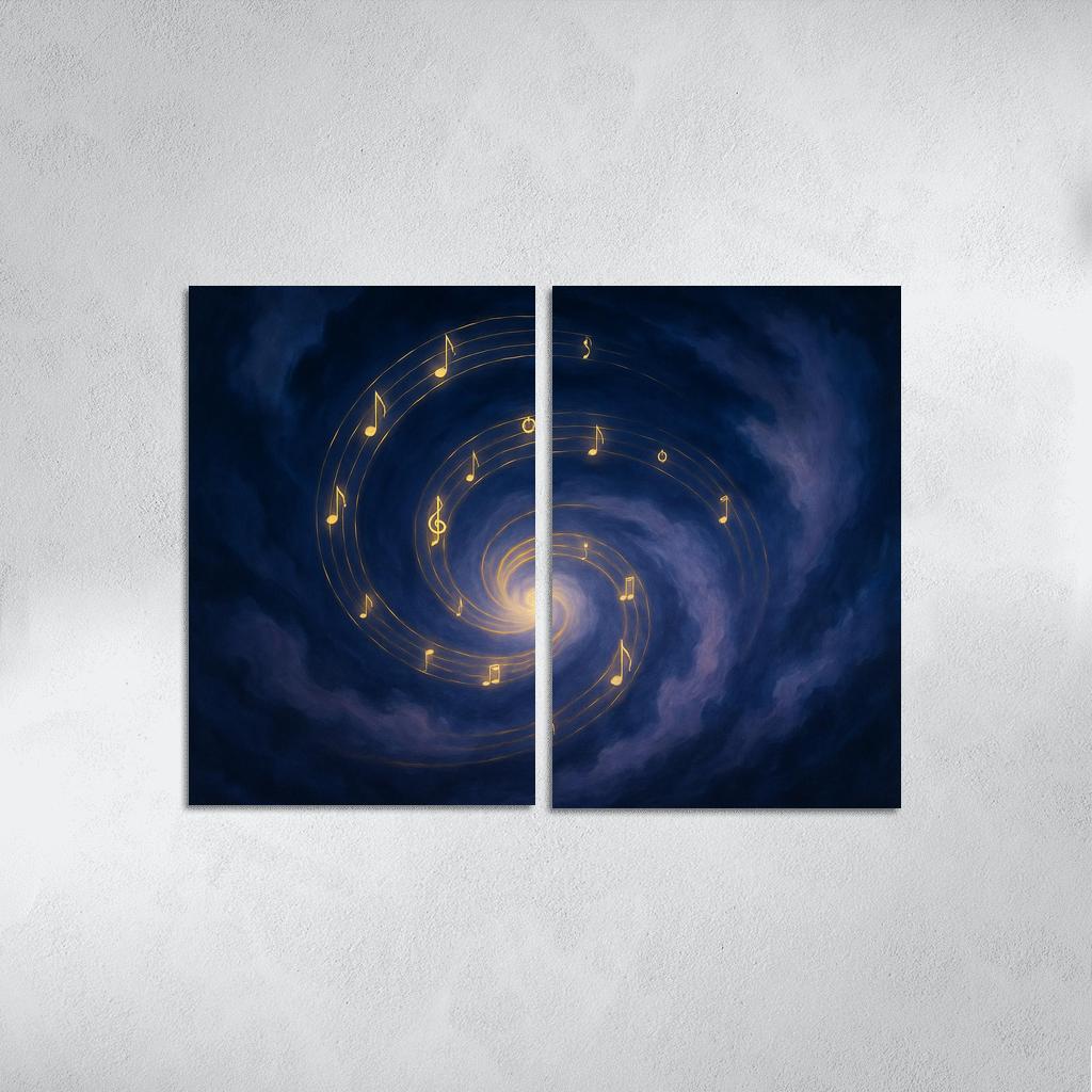 Symphony Of Sleeping Thoughts canvas paintings frame