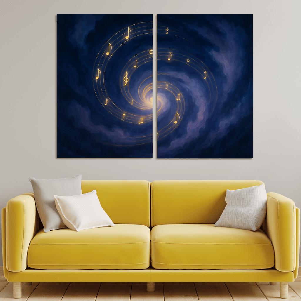 Symphony Of Sleeping Thoughts canvas paintings frame