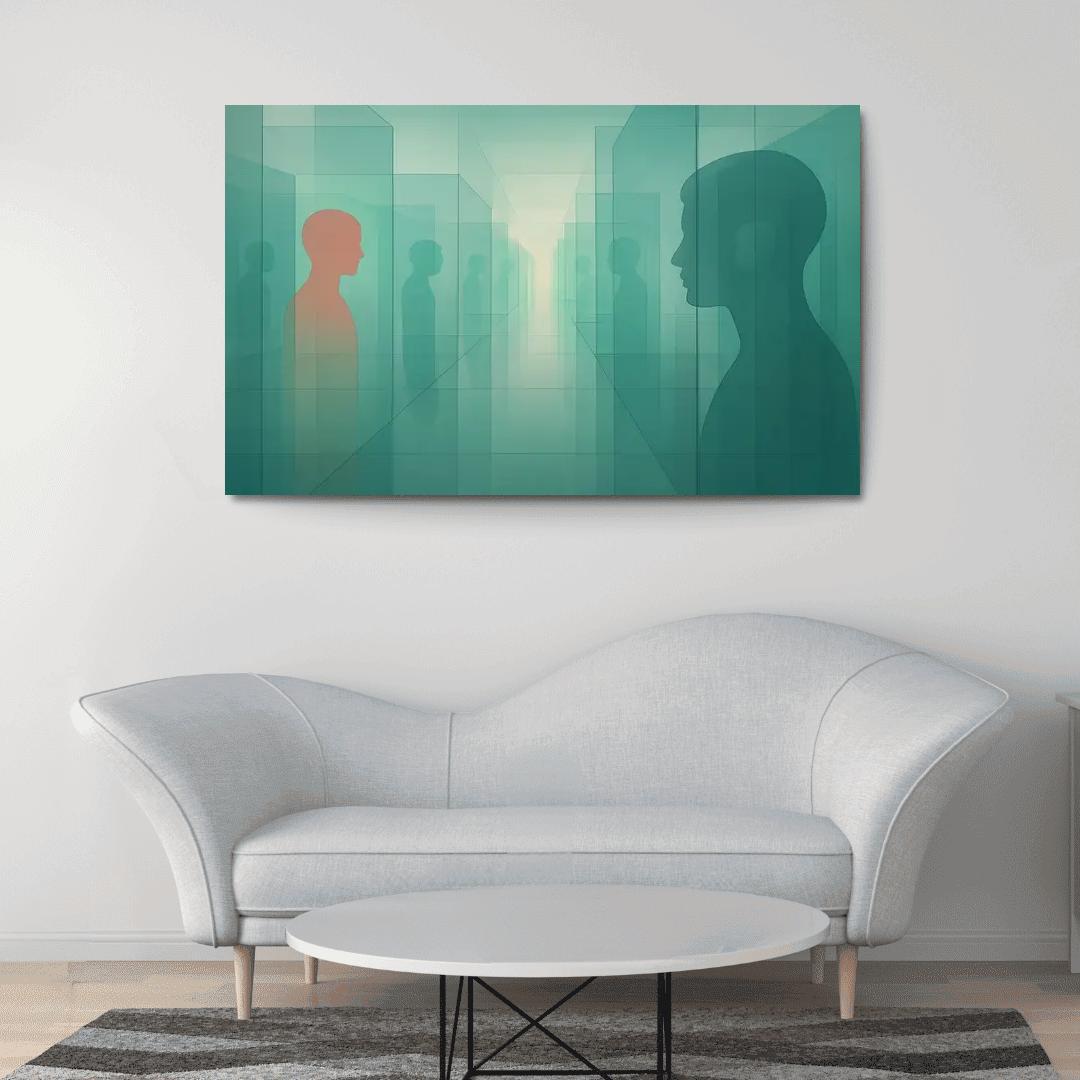 Mirror Archive Of Possible Selves modern paintings frame