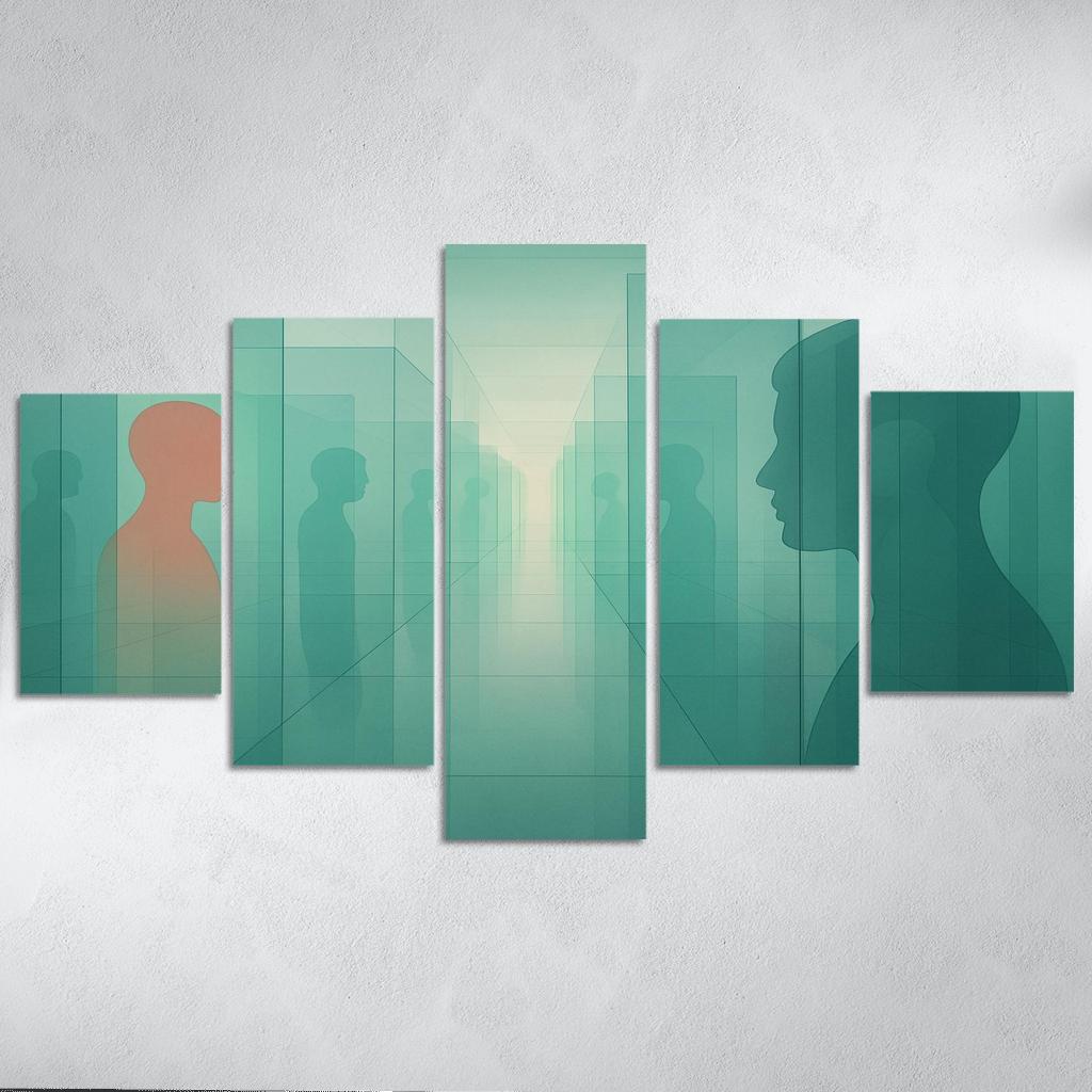 Mirror Archive Of Possible Selves modern paintings frame