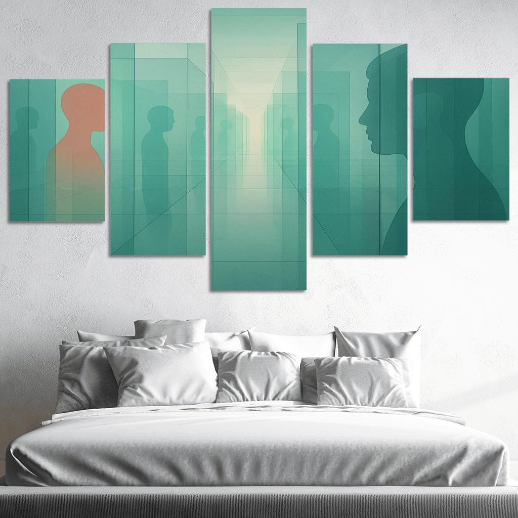 Mirror Archive Of Possible Selves modern paintings frame