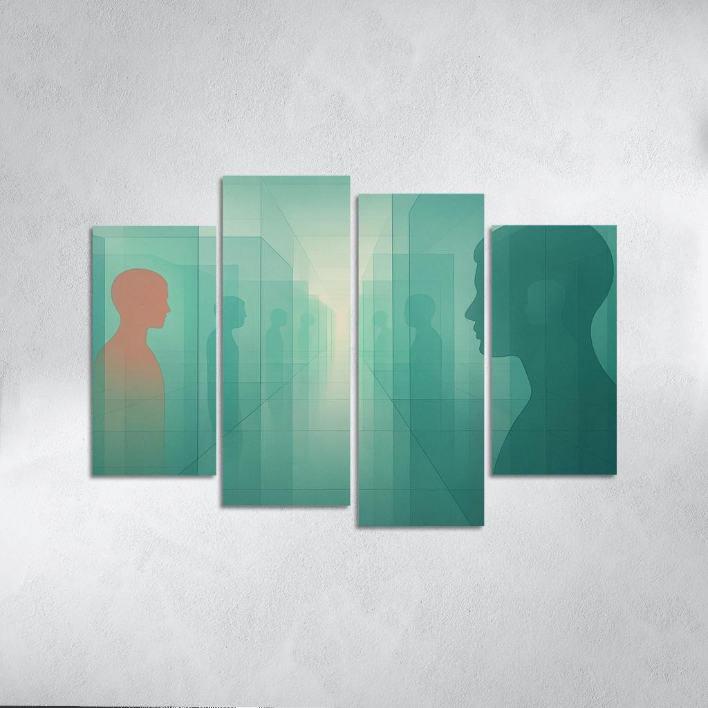 Mirror Archive Of Possible Selves modern paintings frame