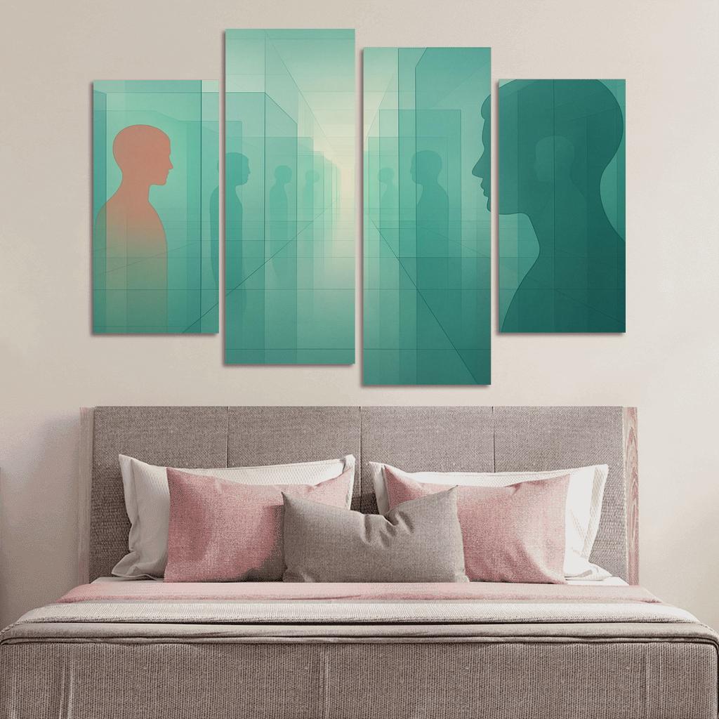 Mirror Archive Of Possible Selves modern paintings frame