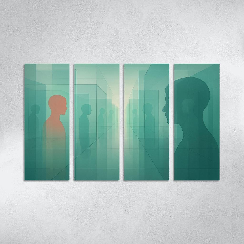 Mirror Archive Of Possible Selves modern paintings frame