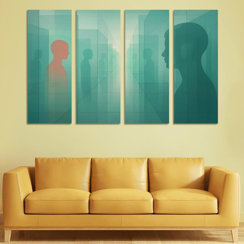 Mirror Archive Of Possible Selves modern paintings frame