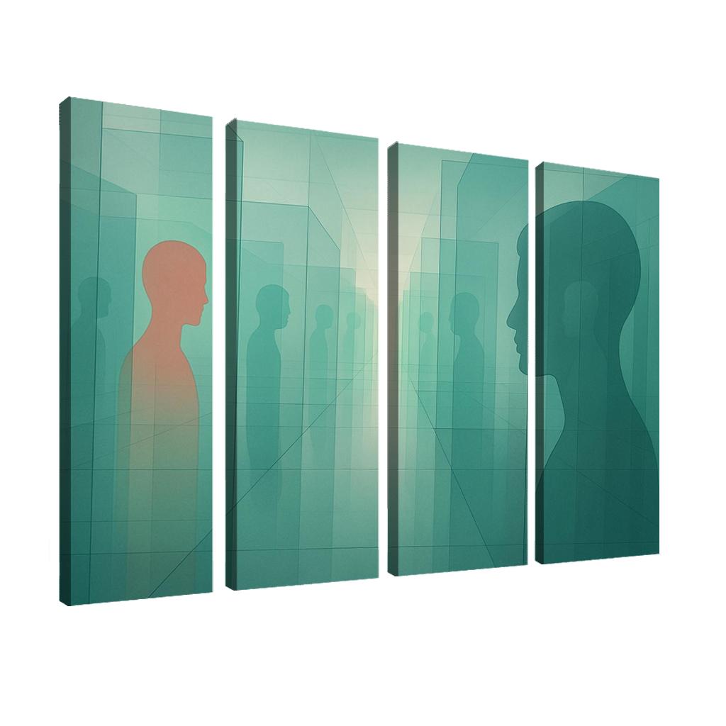 Mirror Archive Of Possible Selves modern paintings frame