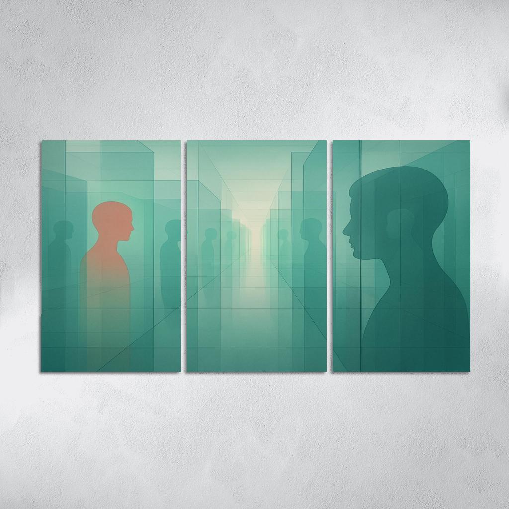 Mirror Archive Of Possible Selves modern paintings frame