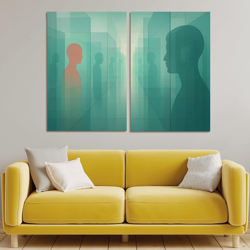 Mirror Archive Of Possible Selves modern paintings frame