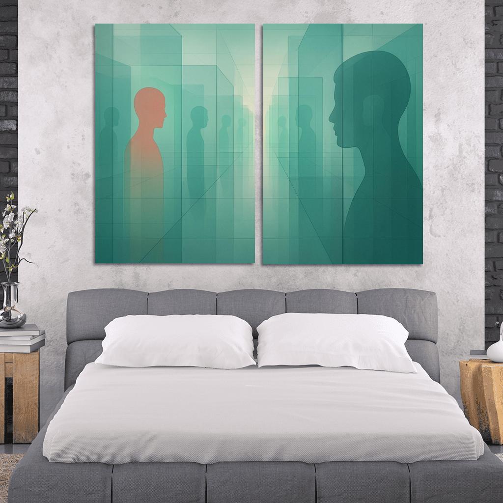 Mirror Archive Of Possible Selves modern paintings frame