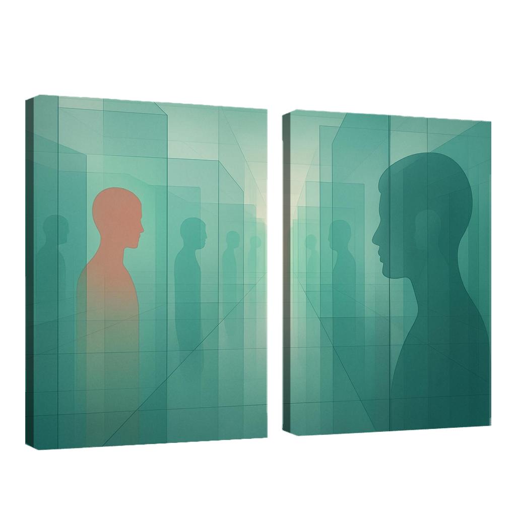 Mirror Archive Of Possible Selves modern paintings frame