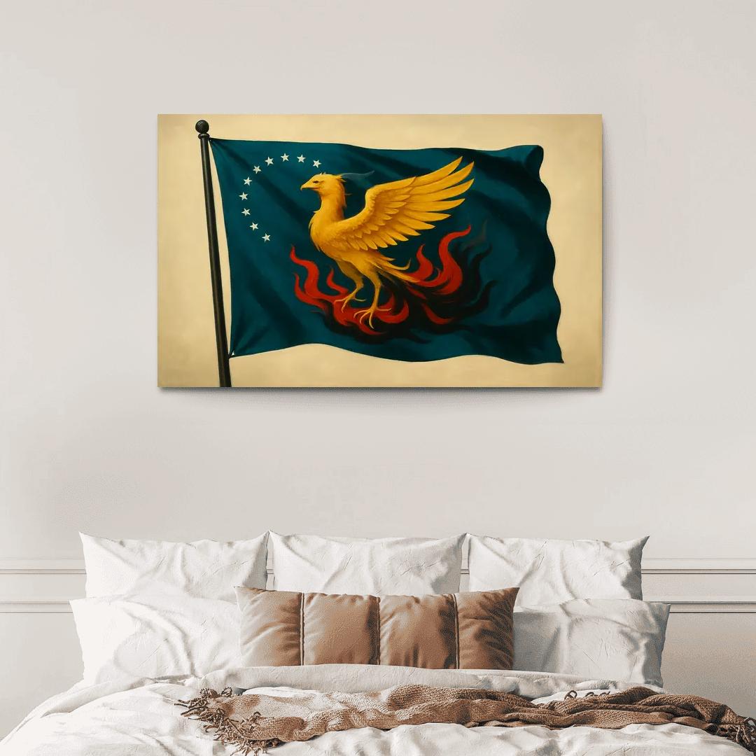 Phoenix Standard Of Renewal abstract paintings frame