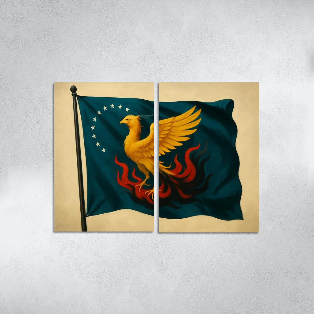 Phoenix Standard Of Renewal abstract paintings frame