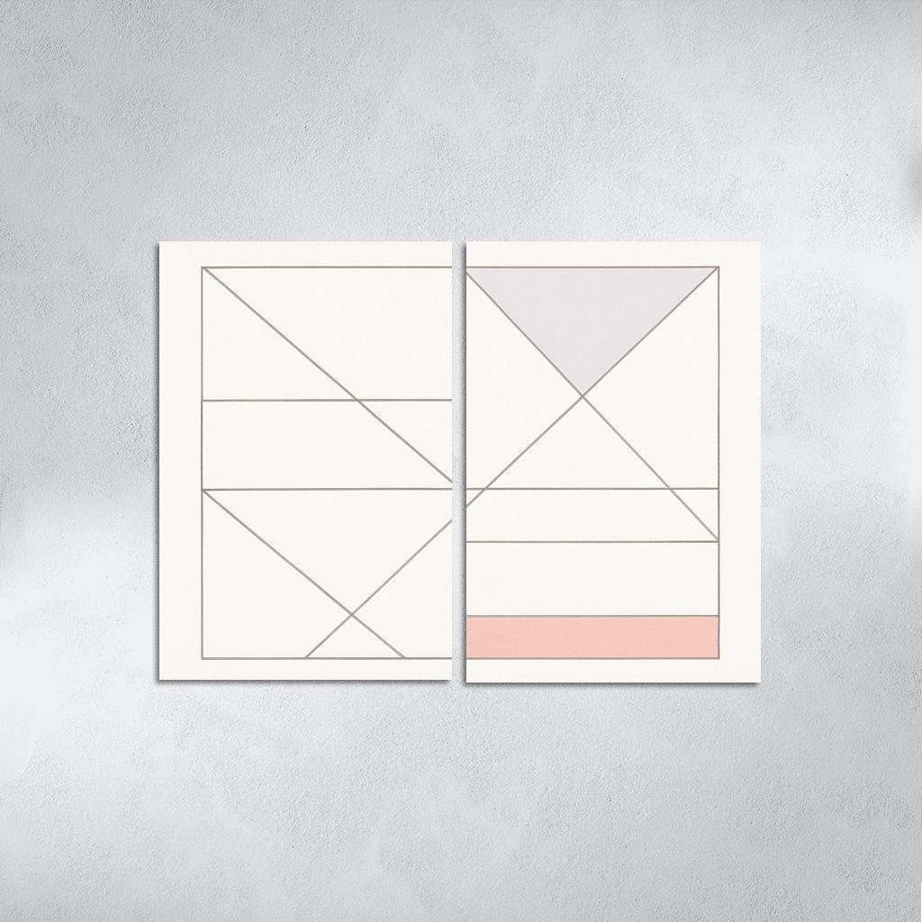 Measured Breath Of Angles framed paintings