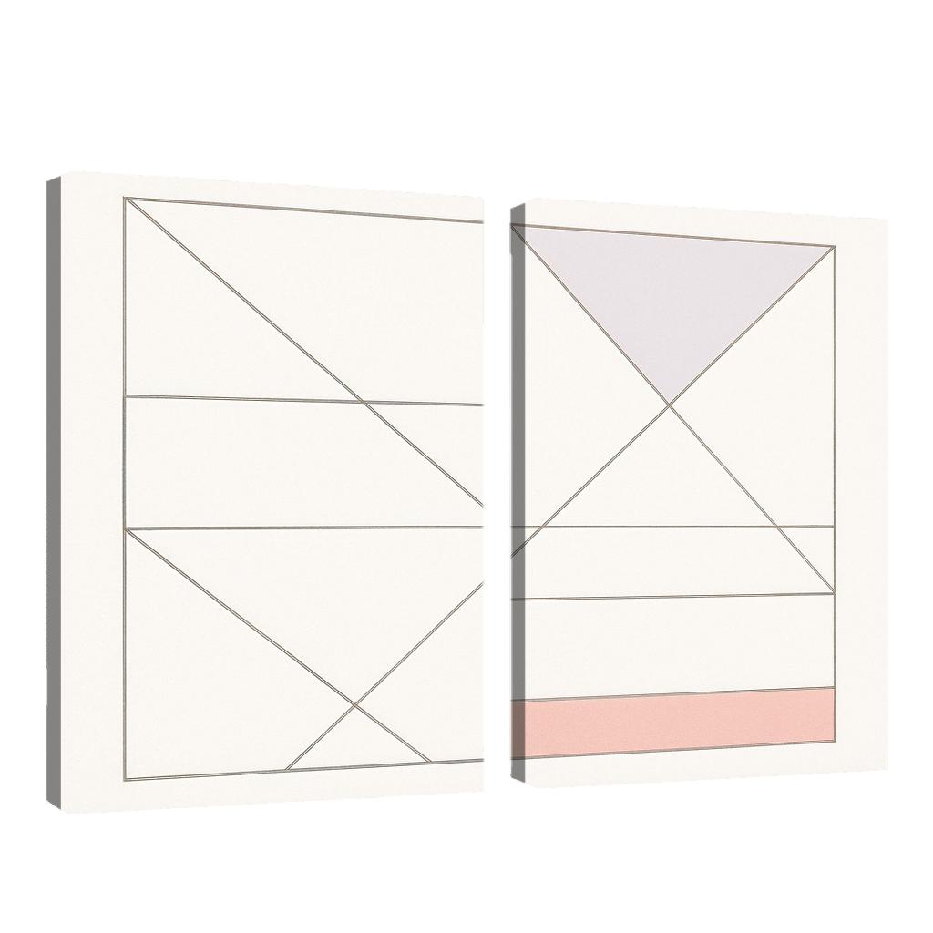 Measured Breath Of Angles framed paintings