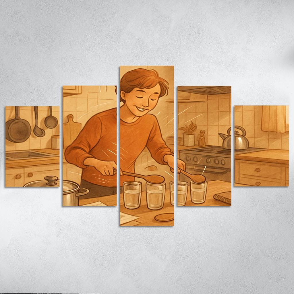 Kitchen Soundscapes And Rhythm custom paintings frame