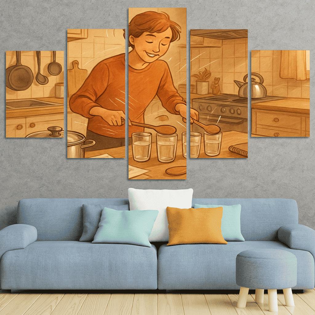 Kitchen Soundscapes And Rhythm custom paintings frame
