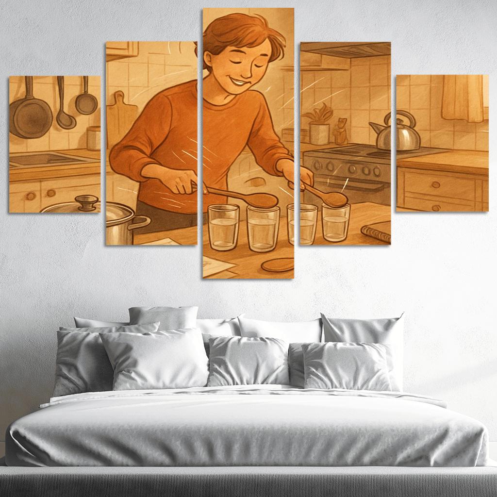 Kitchen Soundscapes And Rhythm custom paintings frame