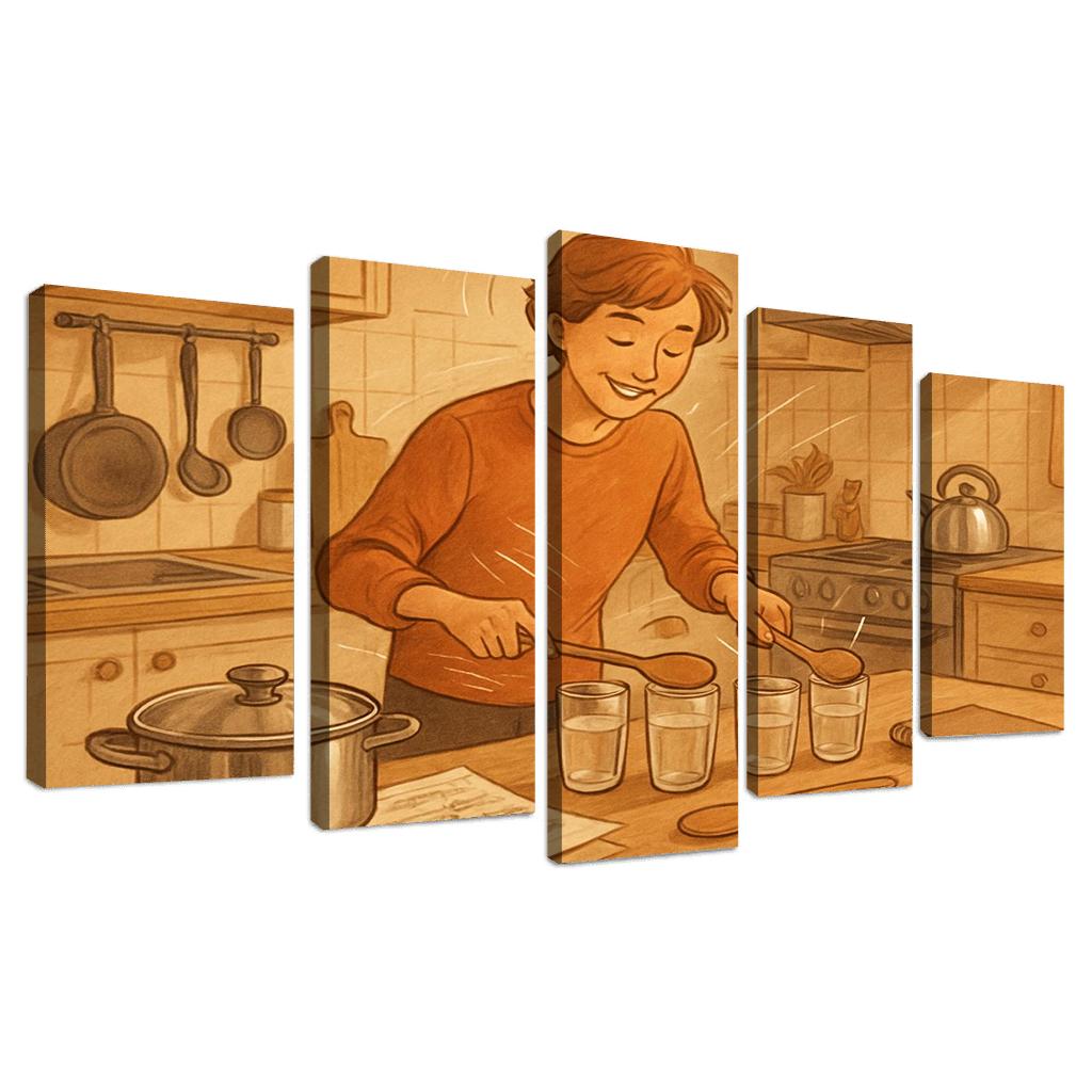 Kitchen Soundscapes And Rhythm custom paintings frame