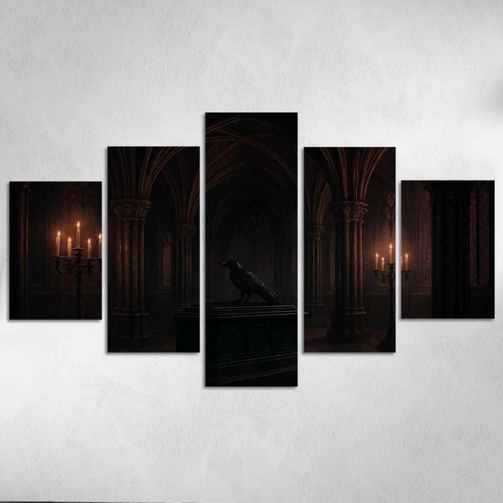 The Nocturne Reliquary Hall modern paintings frame