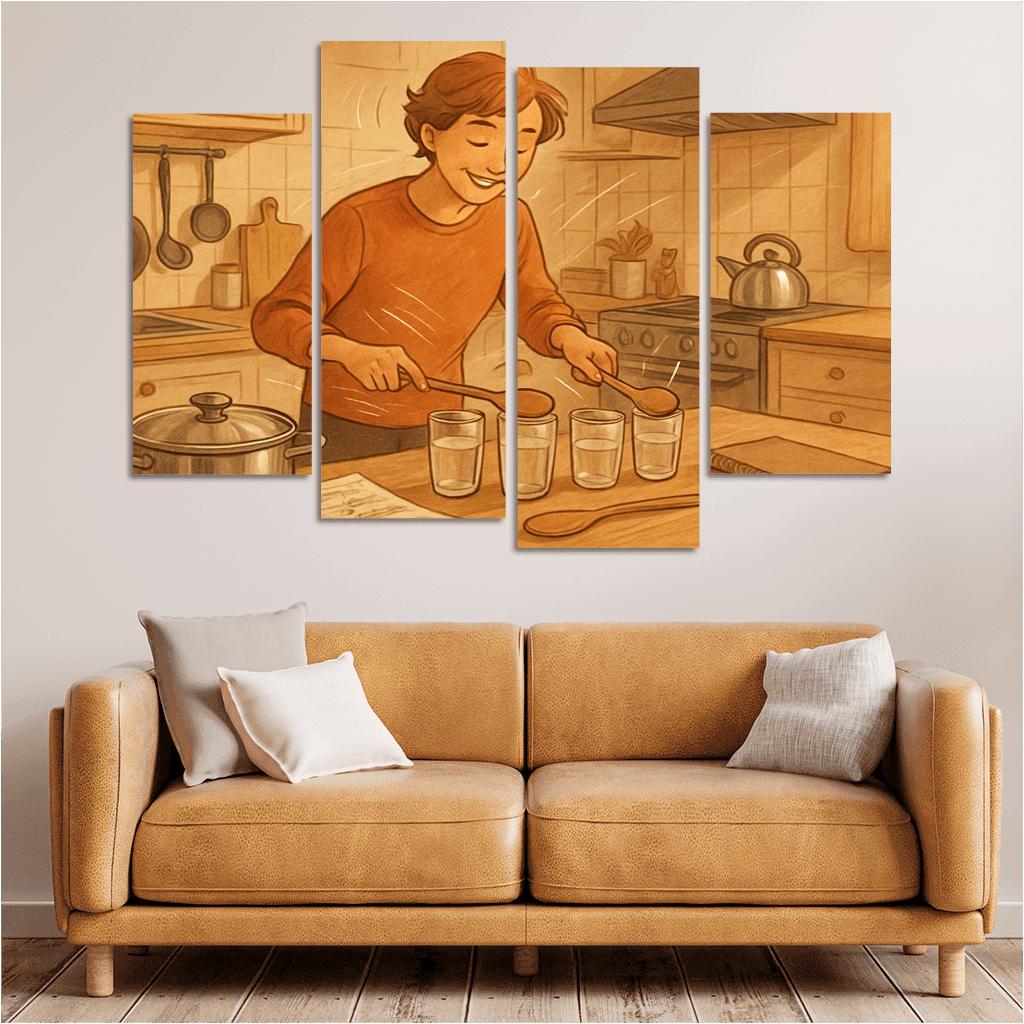 Kitchen Soundscapes And Rhythm custom paintings frame