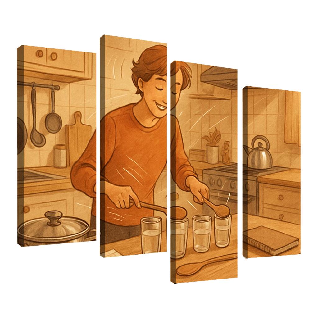 Kitchen Soundscapes And Rhythm custom paintings frame