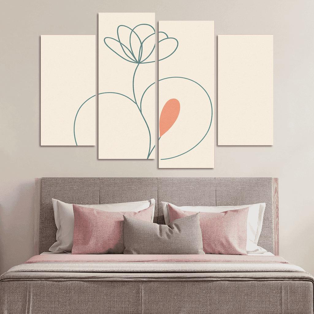 Quiet Contour canvas paintings frame