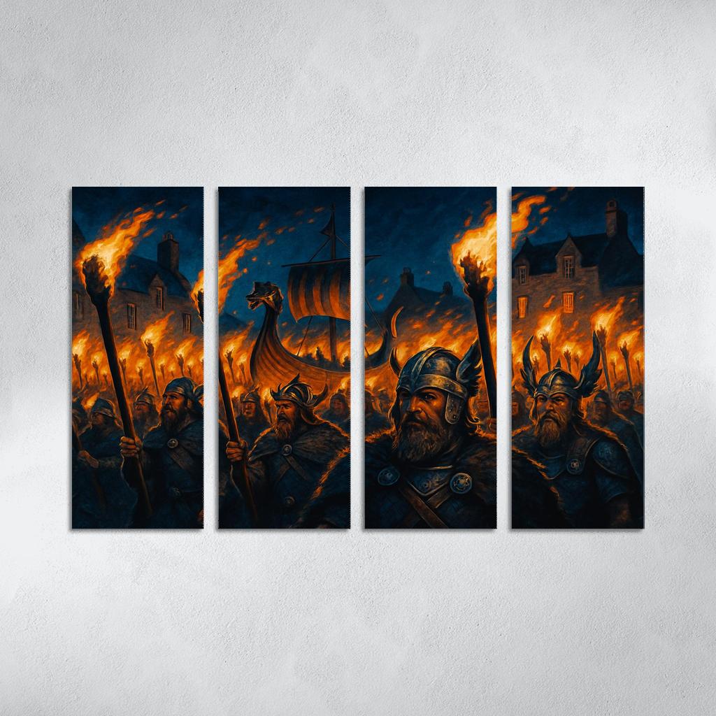 Up Helly Aa Fire Festival Scotland home decor