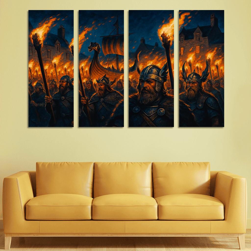 Up Helly Aa Fire Festival Scotland home decor