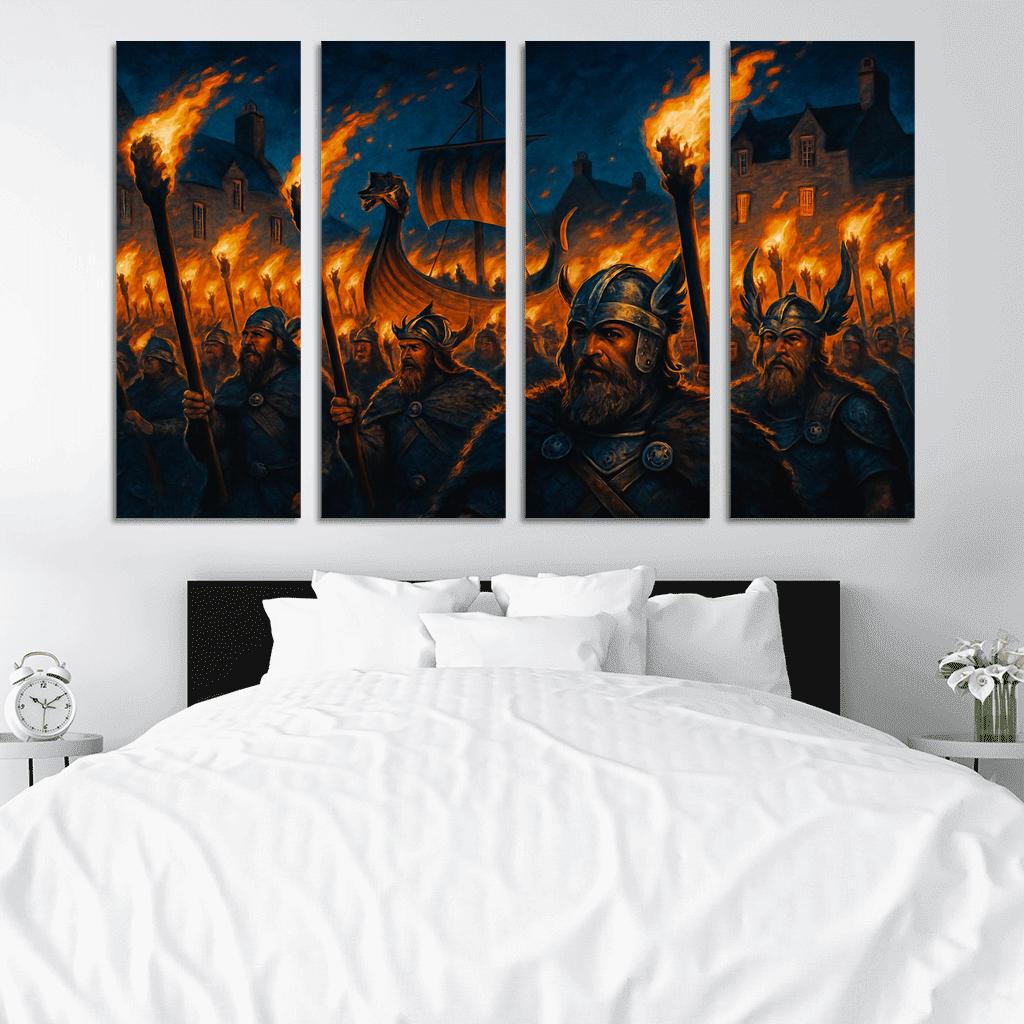 Up Helly Aa Fire Festival Scotland home decor