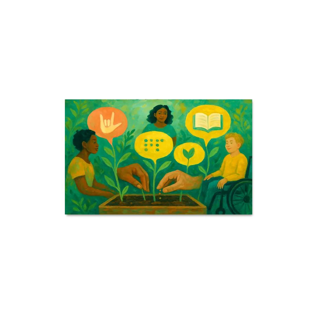 Garden Of Many Voices one-piece frames