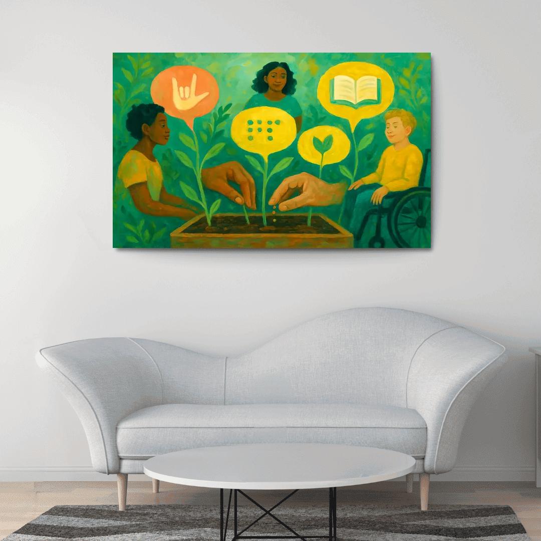 Garden Of Many Voices one-piece frames