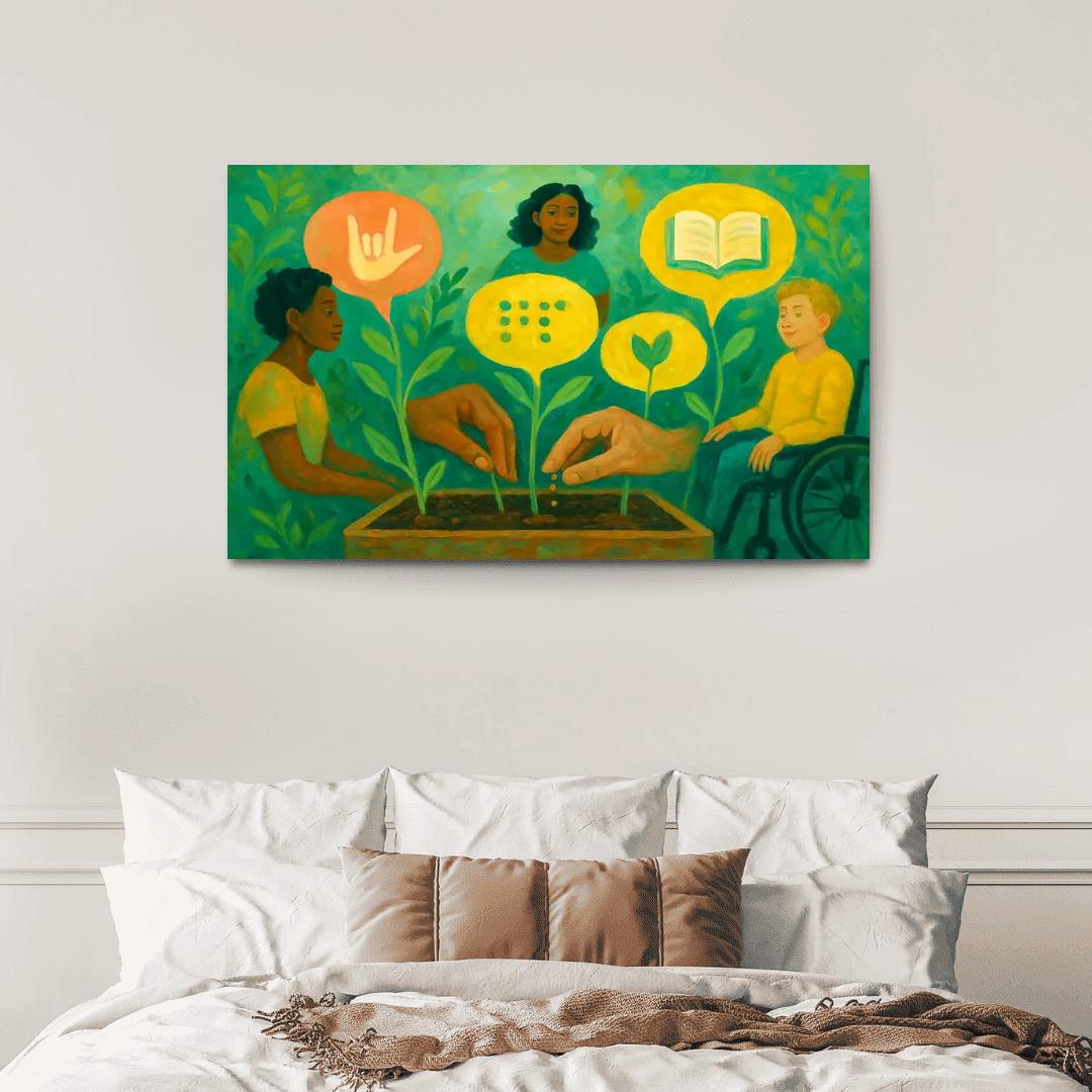 Garden Of Many Voices one-piece frames