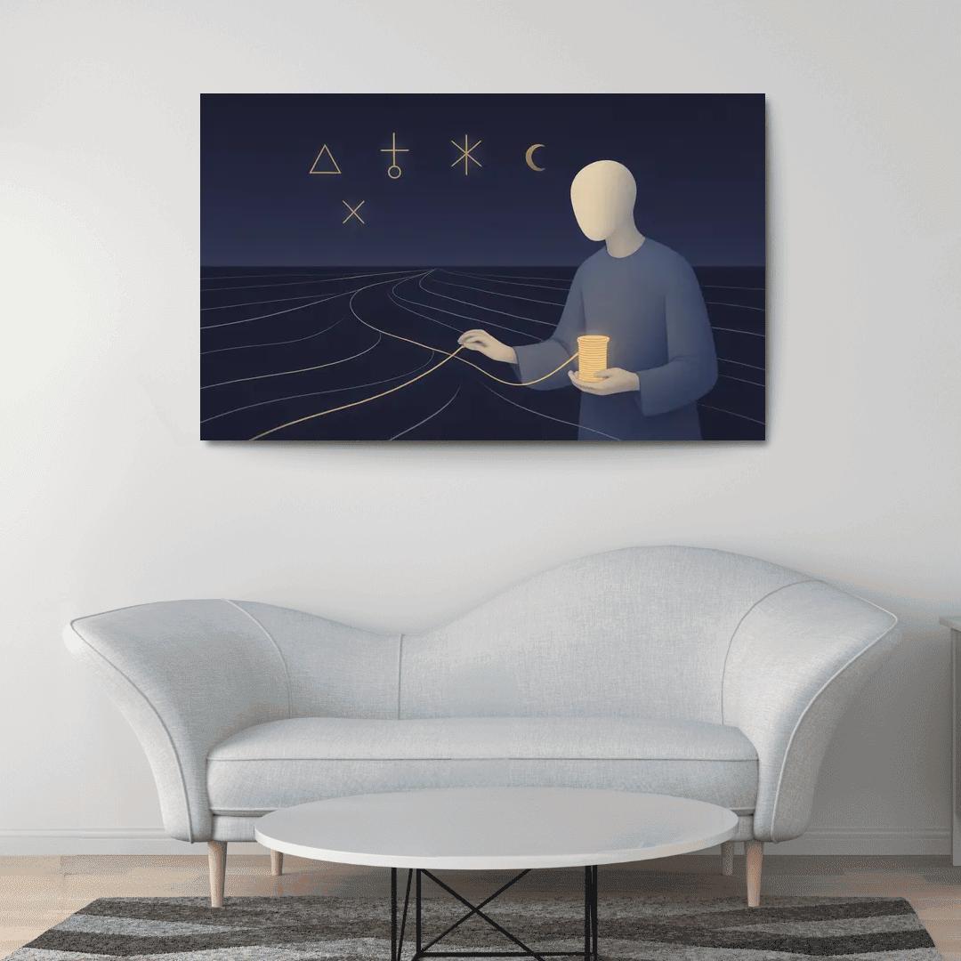 Loom Of Remembered Possibilities framed paintings