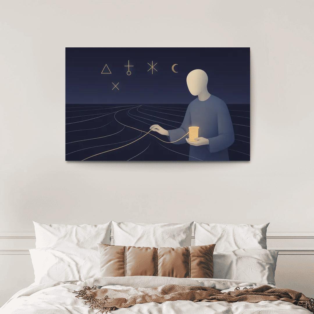 Loom Of Remembered Possibilities framed paintings