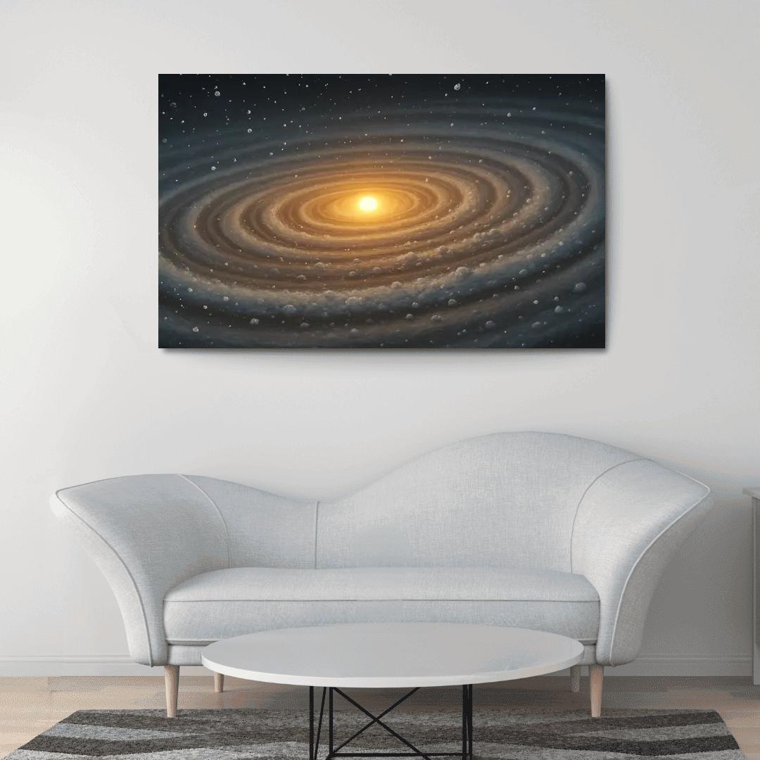Crystal Snowfall In A Protoplanetary Disk decor