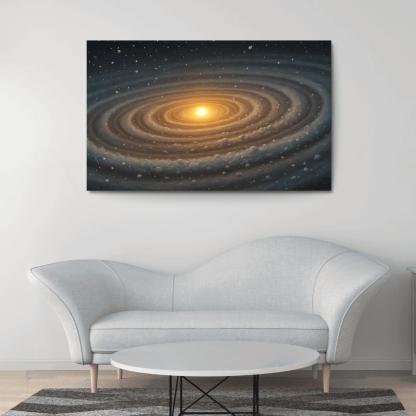Crystal Snowfall In A Protoplanetary Disk decor