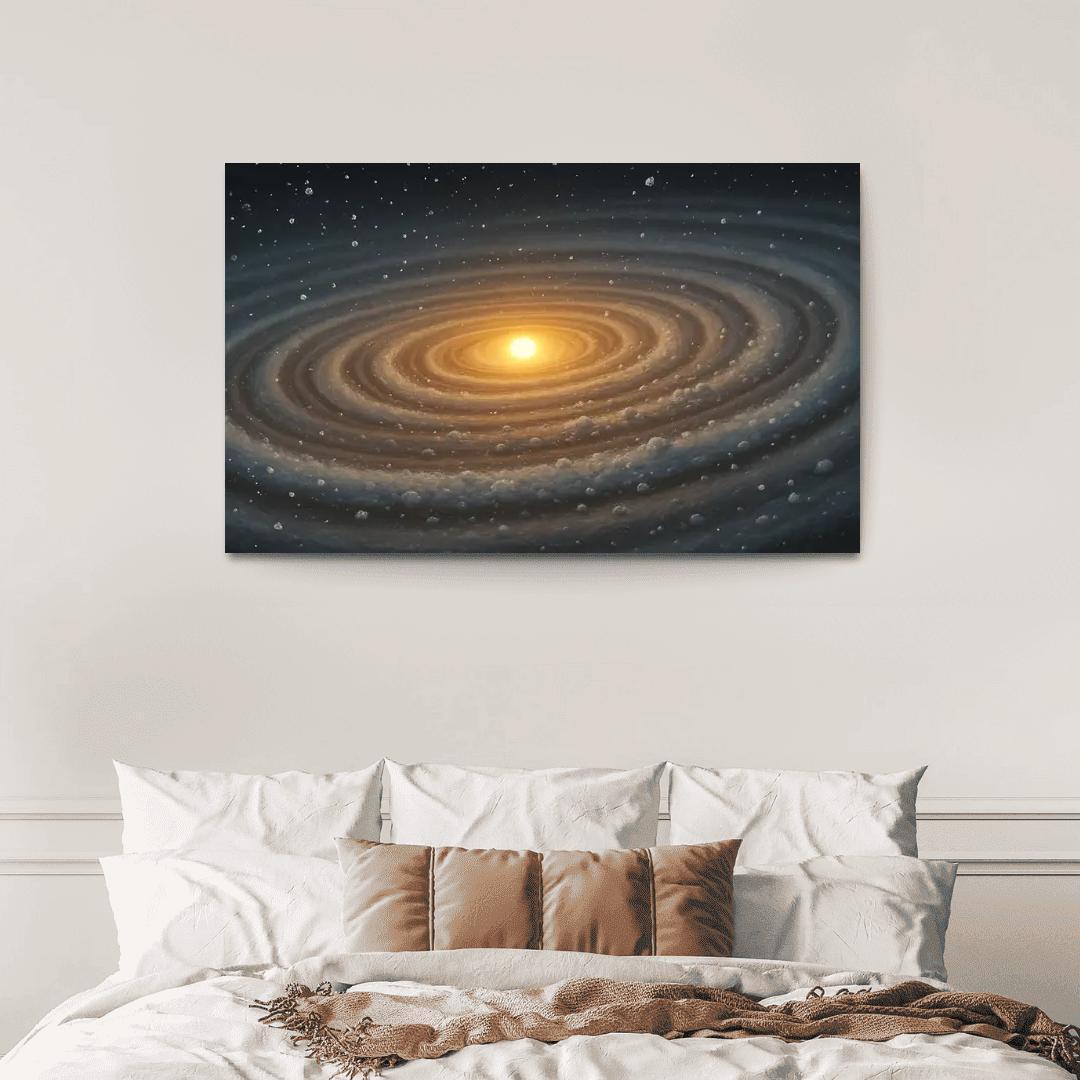 Crystal Snowfall In A Protoplanetary Disk decor
