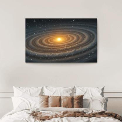 Crystal Snowfall In A Protoplanetary Disk decor