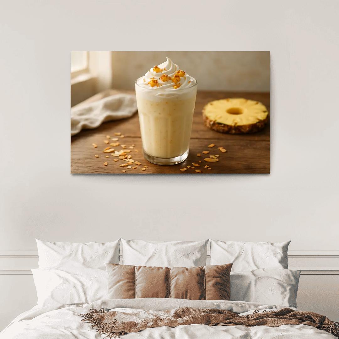 Roasted Pineapple Coconut Cloud Shake framed paintings