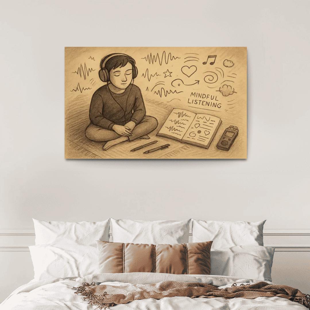 Soundscape Reflection Mapping oil paintings frame