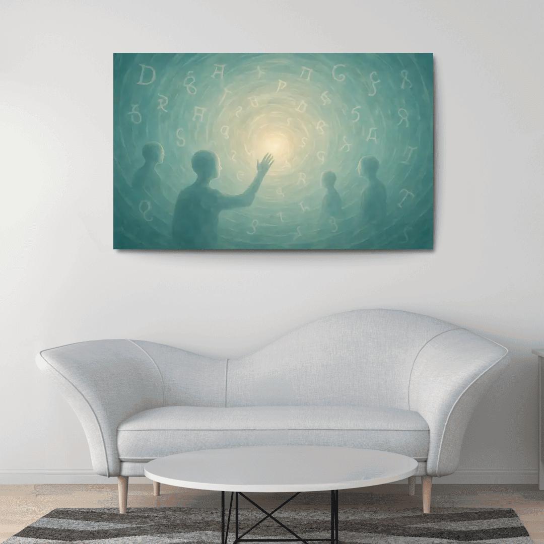 Luminous Archive Of Forgotten Echoes home decor