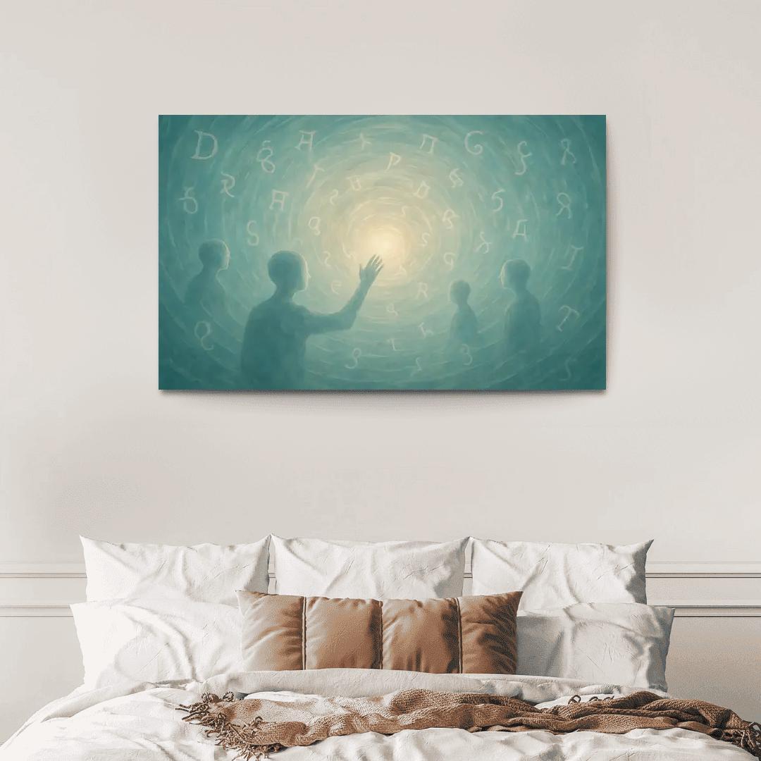 Luminous Archive Of Forgotten Echoes home decor