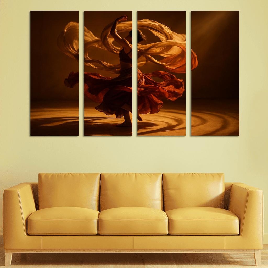Desert Veil Whirl wall decor